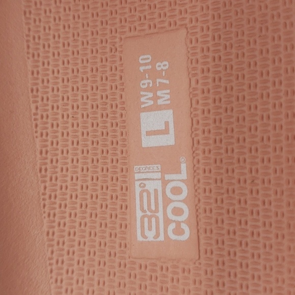 1900- 32 Degrees Cool Cushion Slide Orange Color Size L NWT - Picture 8 of 11